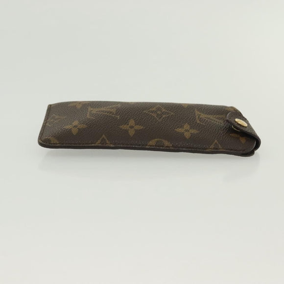 LOUIS VUITTON Monogram Etui Lunette MM Glasses Case M66544 LV Auth 134936