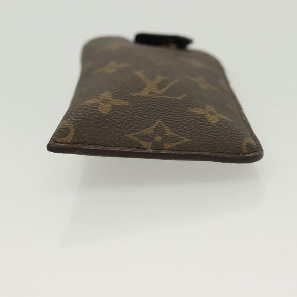 LOUIS VUITTON Monogram Etui Lunette MM Glasses Case M66544 LV Auth 134936