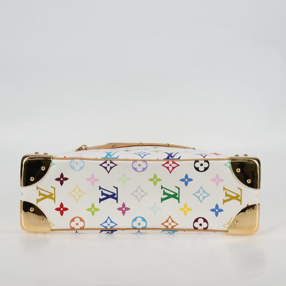 LOUIS VUITTON Monogram Multicolor Boulogne Bag White M92660 Auth 134950V