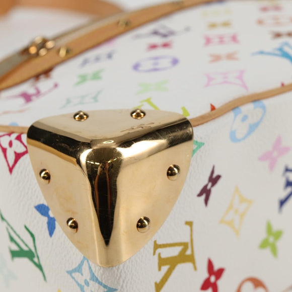LOUIS VUITTON Monogram Multicolor Boulogne Bag White M92660 Auth 134950V