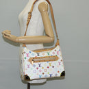 LOUIS VUITTON Monogram Multicolor Boulogne Bag White M92660 Auth 134950V-26