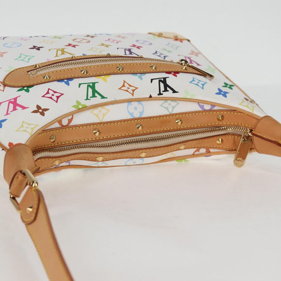 LOUIS VUITTON Monogram Multicolor Boulogne Bag White M92660 Auth 134950V