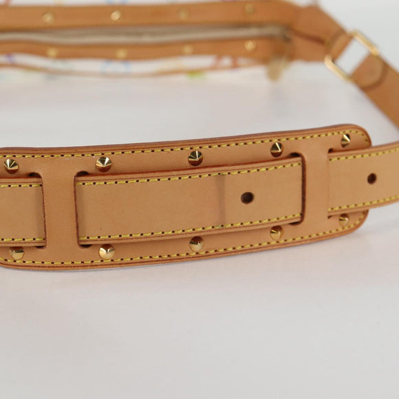 LOUIS VUITTON Monogram Multicolor Boulogne Bag White M92660 Auth 134950V