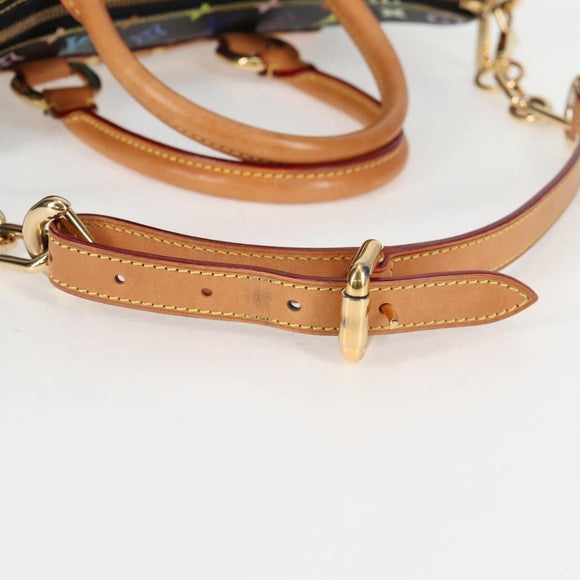 LOUIS VUITTON Monogram Multicolor Rita Tote Bag Black M40126 LV Auth 134954V