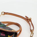 LOUIS VUITTON Monogram Multicolor Rita Tote Bag Black M40126 LV Auth 134954V-17