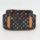 LOUIS VUITTON Monogram Multicolor Rita Tote Bag Black M40126 LV Auth 134954V-5