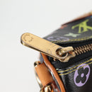 LOUIS VUITTON Monogram Multicolor Rita Tote Bag Black M40126 LV Auth 134954V-9