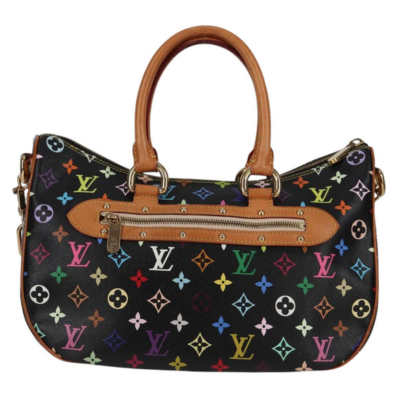 LOUIS VUITTON Monogram Multicolor Rita Tote Bag Black M40126 LV Auth 134954V
