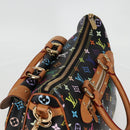 LOUIS VUITTON Monogram Multicolor Rita Tote Bag Black M40126 LV Auth 134954V-6