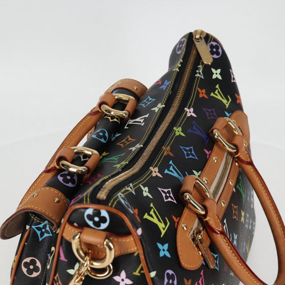 LOUIS VUITTON Monogram Multicolor Rita Tote Bag Black M40126 LV Auth 134954V