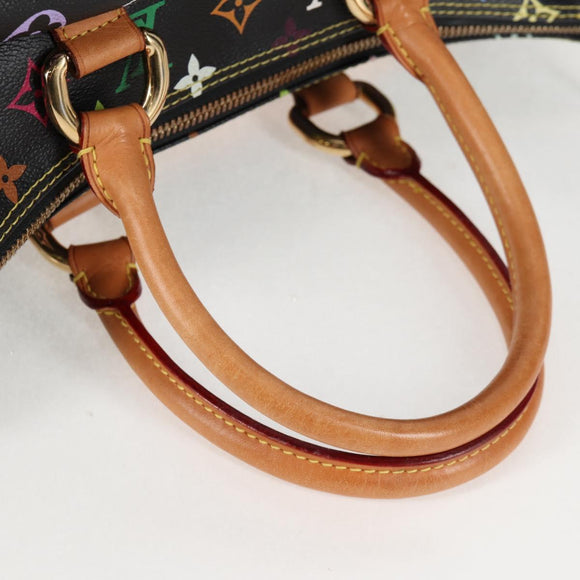 LOUIS VUITTON Monogram Multicolor Rita Tote Bag Black M40126 LV Auth 134954V