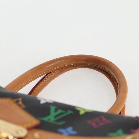 LOUIS VUITTON Monogram Multicolor Rita Tote Bag Black M40126 LV Auth 134954V