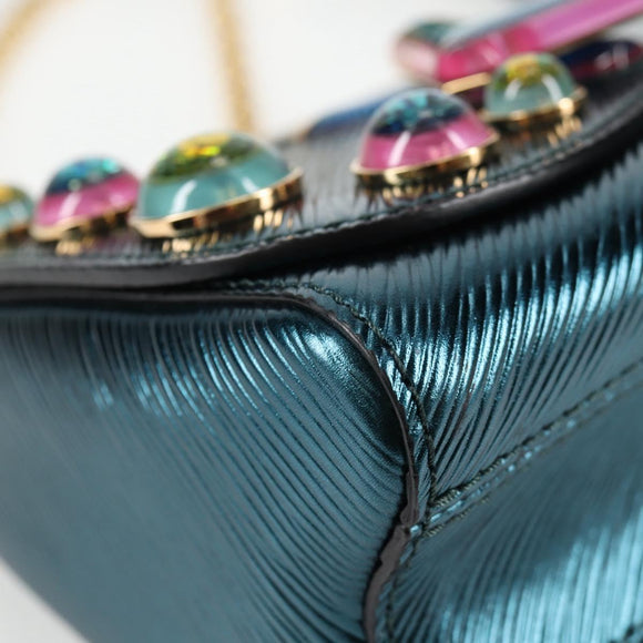 LOUIS VUITTON Epi Noe Shoulder Bag Toledo Blue M44005 LV Auth 134957SM