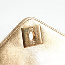 CHANEL Matelasse Chain Shoulder Bag Lamb Skin Red Gold CC Auth 134958V-21