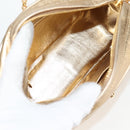 CHANEL Matelasse Chain Shoulder Bag Lamb Skin Red Gold CC Auth 134958V-8