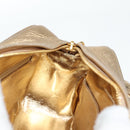 CHANEL Matelasse Chain Shoulder Bag Lamb Skin Red Gold CC Auth 134958V-25