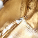 CHANEL Matelasse Chain Shoulder Bag Lamb Skin Red Gold CC Auth 134958V-10