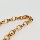 CHANEL Matelasse Chain Shoulder Bag Lamb Skin Red Gold CC Auth 134958V-14