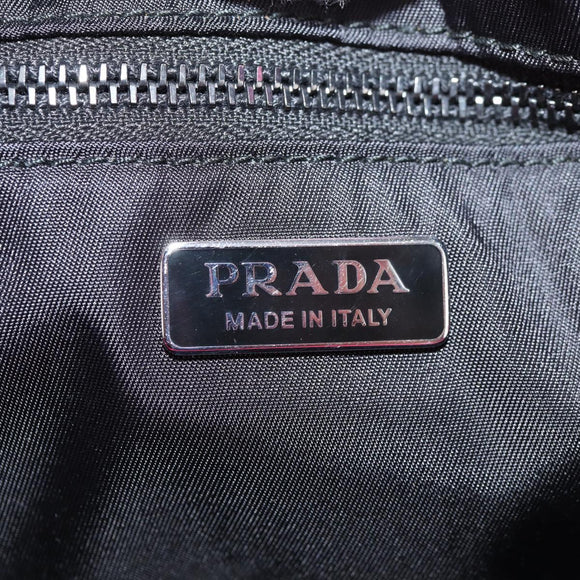 PRADA Chain Shoulder Bag Nylon Pink Silver Auth 134961M