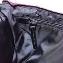 PRADA Chain Shoulder Bag Nylon Pink Silver Auth 134961M-22