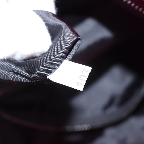 PRADA Chain Shoulder Bag Nylon Pink Silver Auth 134961M