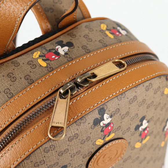 GUCCI Micro GG Supreme Disney Collaboration Backpack PVC 552884 Auth 134962SM