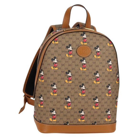 GUCCI Micro GG Supreme Disney Collaboration Backpack PVC 552884 Auth 134962SM