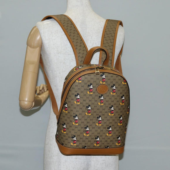 GUCCI Micro GG Supreme Disney Collaboration Backpack PVC 552884 Auth 134962SM