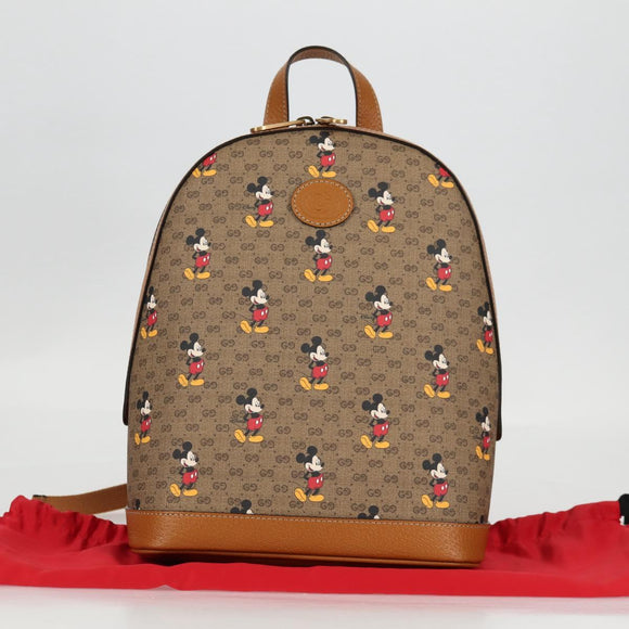 GUCCI Micro GG Supreme Disney Collaboration Backpack PVC 552884 Auth 134962SM