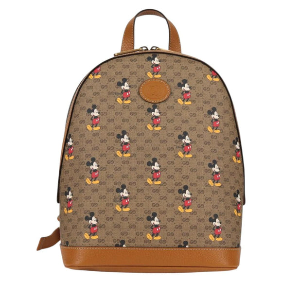 GUCCI Micro GG Supreme Disney Collaboration Backpack PVC 552884 Auth 134962SM