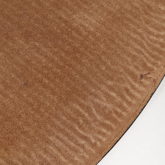 LOEWE Anagram Rainbow Gate Shoulder Bag Leather Brown Auth 134968M