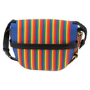 LOEWE Anagram Rainbow Gate Shoulder Bag Leather Brown Auth 134968M-2