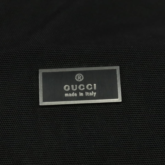 GUCCI Shoulder Bag Nylon Black 019 0340 Auth 134971