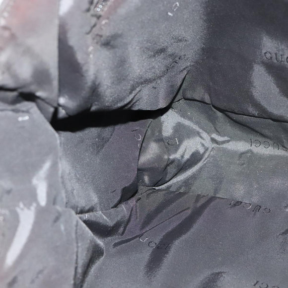 GUCCI Shoulder Bag Nylon Black 019 0340 Auth 134971