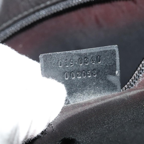 GUCCI Shoulder Bag Nylon Black 019 0340 Auth 134971