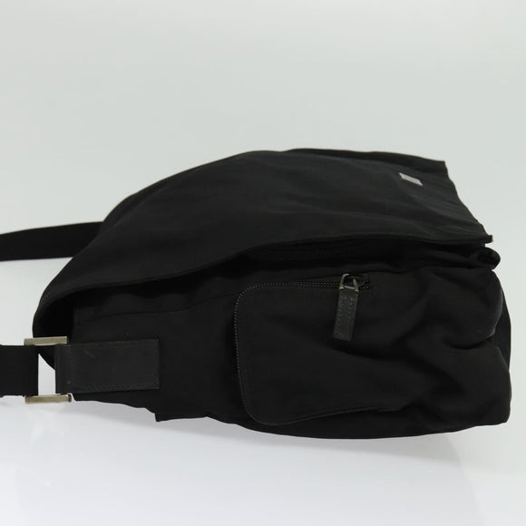 GUCCI Shoulder Bag Nylon Black 019 0340 Auth 134971