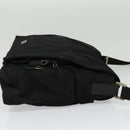 GUCCI Shoulder Bag Nylon Black 019 0340 Auth 134971-4