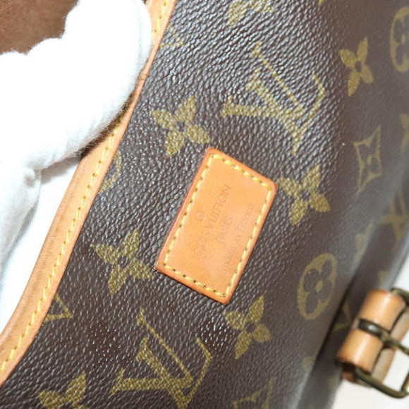 LOUIS VUITTON Monogram Saumur 35 Shoulder Bag M42254 LV Auth 134974