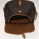 LOUIS VUITTON Monogram Saumur 35 Shoulder Bag M42254 LV Auth 134974-22