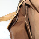 LOUIS VUITTON Monogram Saumur 35 Shoulder Bag M42254 LV Auth 134974-24