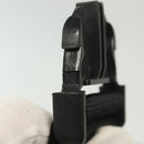 PRADA Waist bag Nylon Black Silver Auth 134983-9