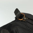 PRADA Waist bag Nylon Black Silver Auth 134983-10