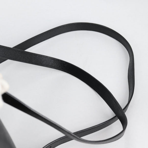 Coach Backpack Leather Gold Black Auth 134985