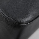 Coach Backpack Leather Gold Black Auth 134985-13