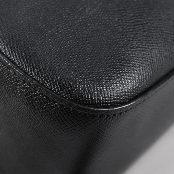 Coach Backpack Leather Gold Black Auth 134985