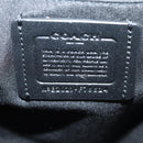 Coach Backpack Leather Gold Black Auth 134985-21