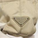 PRADA Shoulder Bag Nylon Beige Auth 134987-17