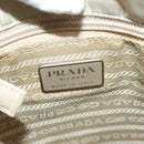 PRADA Shoulder Bag Nylon Beige Auth 134987-18