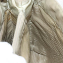 PRADA Shoulder Bag Nylon Beige Auth 134987-23