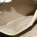 PRADA Shoulder Bag Nylon Beige Auth 134987-11